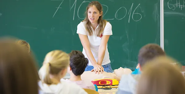 Implementing an AED Program in Schools post img