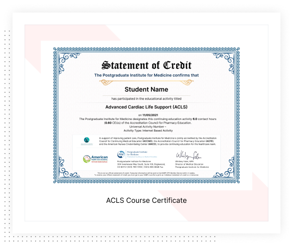 acls course certificate